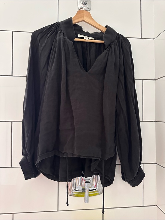 Eliza Faulkner Tops - Eliza Faulkner Linen Blouse